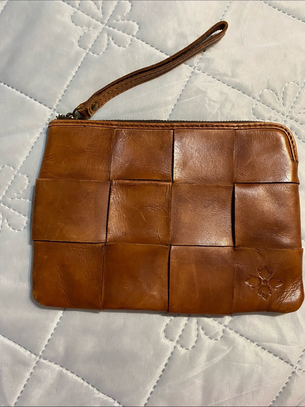 Patricia Nash Woven Wristlet Clutch